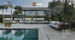 Desktop Screenshot of cinex.com.br