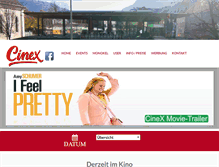 Tablet Screenshot of cinex.at